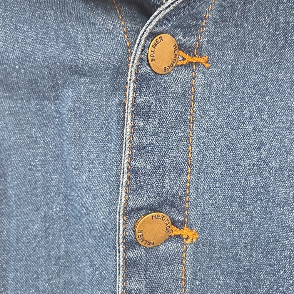 Women's  Denim Jumpsuit - Picture 12 of 16